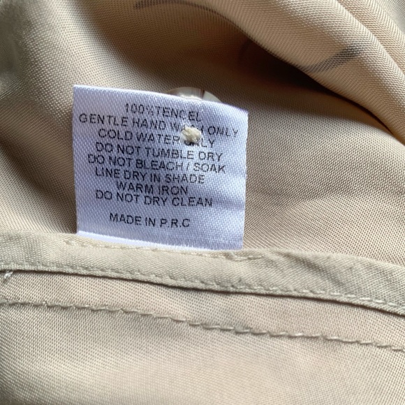 Anthropologie Sancia Ines Ruffle Dress in Nude. Size XS. NWOT - Picture 12 of 13